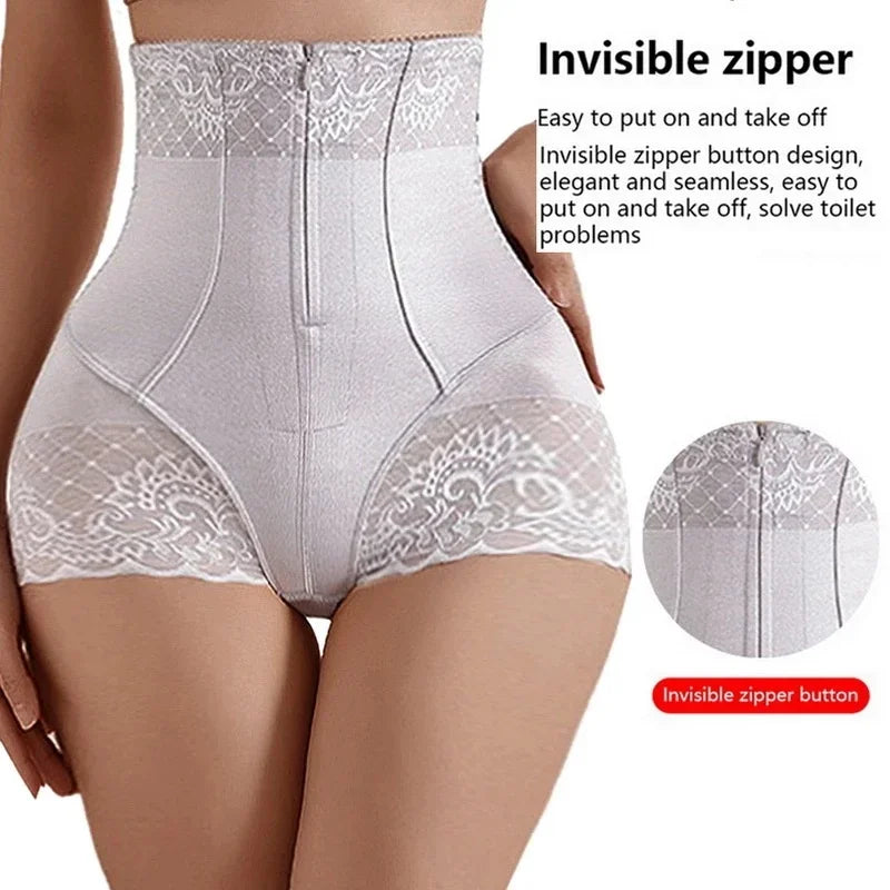 2023 New Tummy Control Panties Women Zipper Body Shaper High Waist