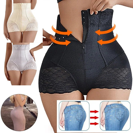 2023 New Tummy Control Panties Women Zipper Body Shaper High Waist