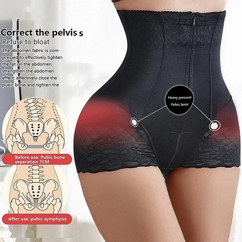 2023 New Tummy Control Panties Women Zipper Body Shaper High Waist